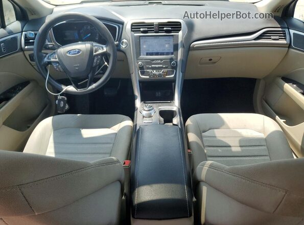 3FA6P0HD7LR126783 2020 FORD FUSION Синий Вид панели приборов