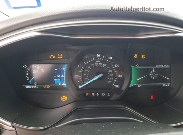 3FA6P0HD7LR198745 2020 FORD FUSION Blue Vista del cuadro de instrumentos