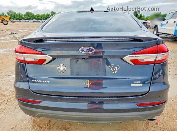 3FA6P0HD7LR198745 2020 FORD FUSION Blue Vista trasera