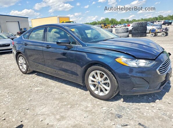 3FA6P0HD7LR221005 2020 FORD FUSION Blue Front right
