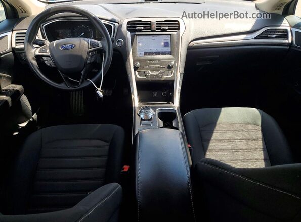 3FA6P0HD7LR221005 2020 FORD FUSION Blue Dashboard view