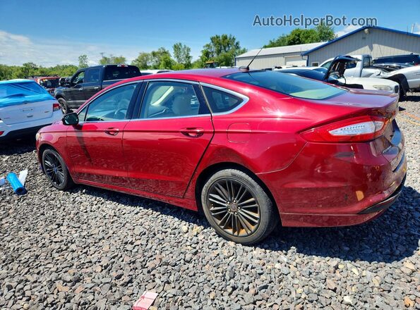 3FA6P0HD8GR153397 2016 FORD FUSION Red Trasero izquierdo
