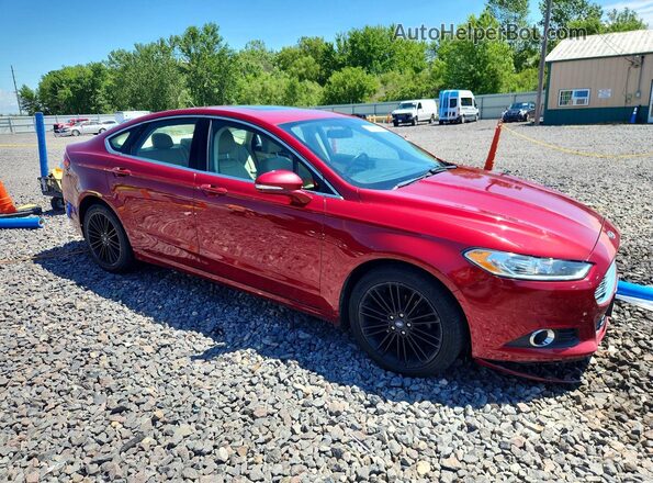 3FA6P0HD8GR153397 2016 FORD FUSION Red Delantero derecho