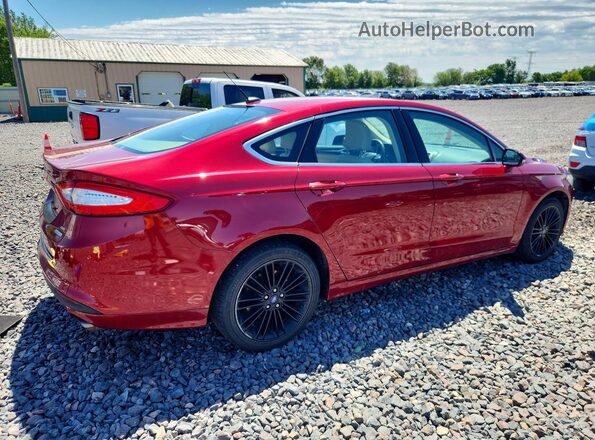 3FA6P0HD8GR153397 2016 FORD FUSION Red Trasero derecho
