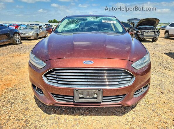 3FA6P0HD8GR164657 2016 FORD FUSION Burgundy Front view