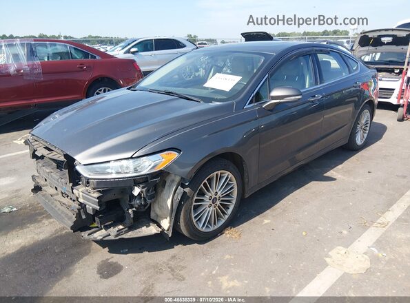 3FA6P0HD8GR170605 2016 FORD FUSION Gray Przód lewy