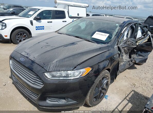 3FA6P0HD8GR208253 2016 FORD FUSION Black Առջևի ձախ երեք քառորդ տեսարան