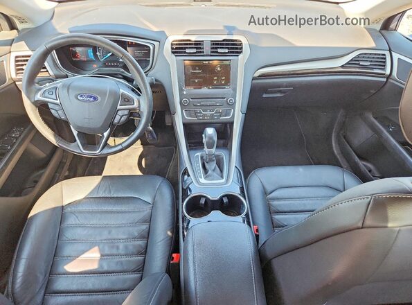 3FA6P0HD8GR299444 2016 FORD FUSION Blue წინა პანელის ხედი