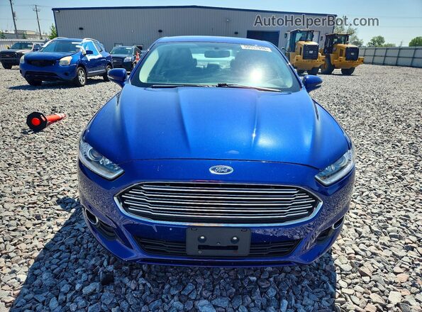 3FA6P0HD8GR299444 2016 FORD FUSION Blue წინა ხედი