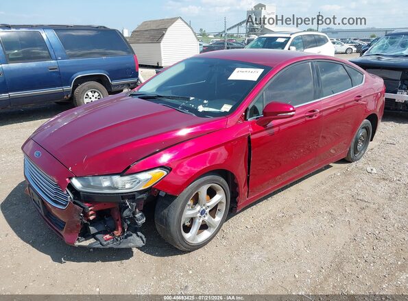 3FA6P0HD8GR339571 2016 FORD FUSION Burgundy Przód lewy
