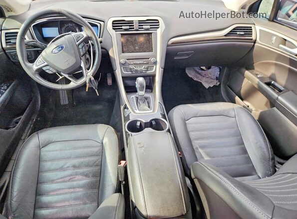 3FA6P0HD8GR385711 2016 FORD FUSION Blue წინა პანელის ხედი