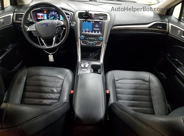 3FA6P0HD8HR272701 2017 FORD FUSION Black Widok deski rozdzielczej