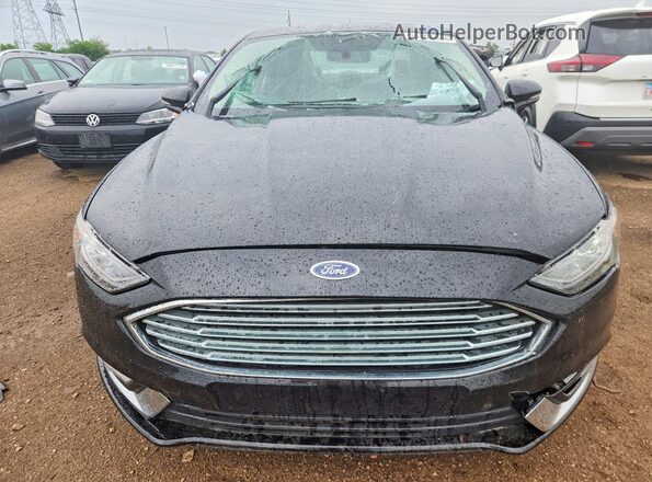 3FA6P0HD8HR316504 2017 FORD FUSION Black Vista frontal
