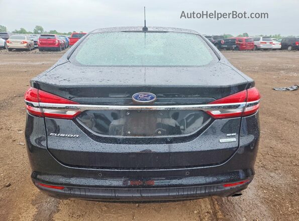 3FA6P0HD8HR316504 2017 FORD FUSION Black Vista trasera