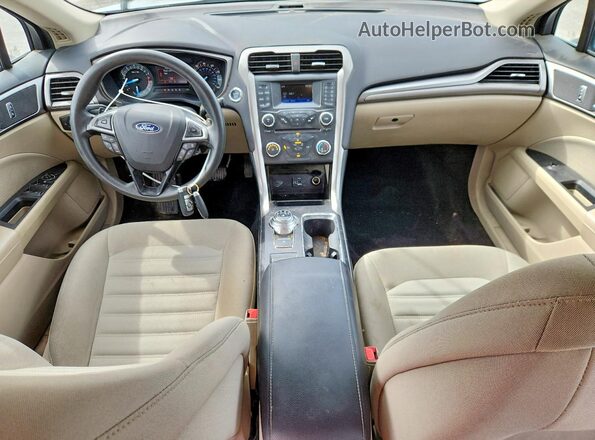 3FA6P0HD8JR129219 2018 FORD FUSION Белый Вид панели приборов