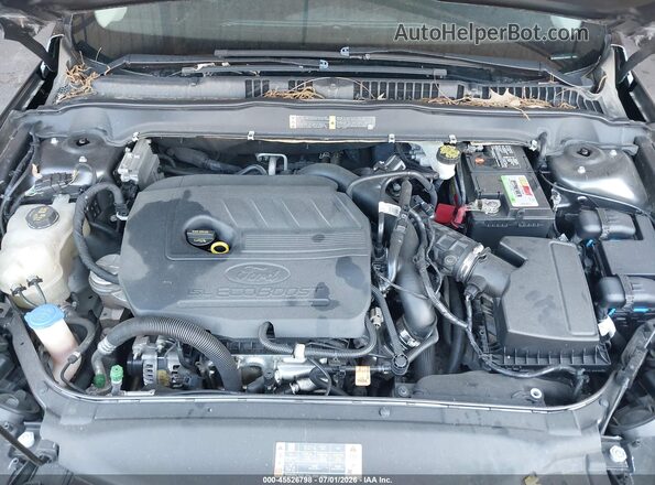 3FA6P0HD8JR160227 2018 FORD FUSION Gray Vista del compartimento del motor