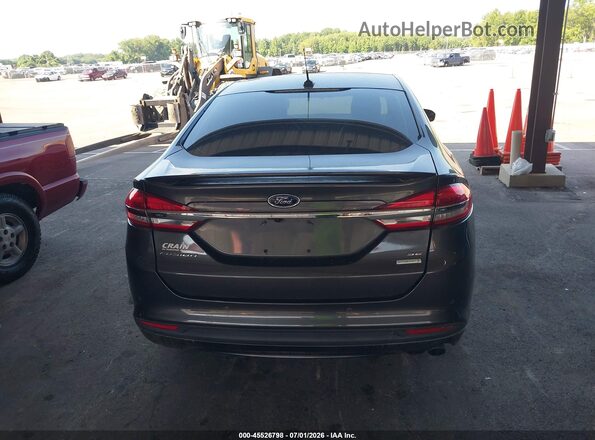 3FA6P0HD8JR160227 2018 FORD FUSION Gray 