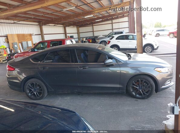 3FA6P0HD8JR160227 2018 FORD FUSION Gray Vista del cuadro de instrumentos