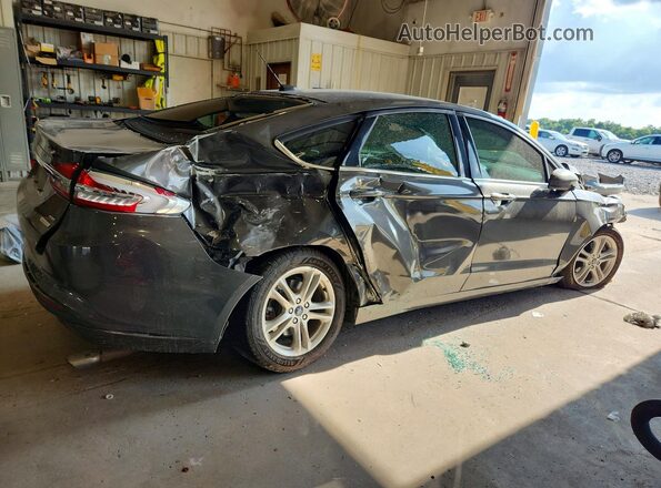 3FA6P0HD8JR178730 2018 FORD FUSION Gray Tył prawy