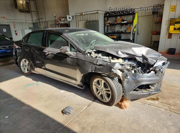3FA6P0HD8JR178730 2018 FORD FUSION Gray Przód prawy