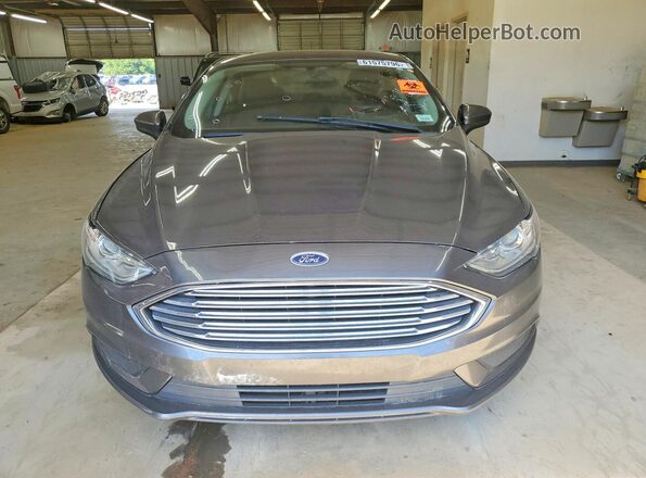3FA6P0HD8JR183586 2018 FORD FUSION Gray Vista frontal