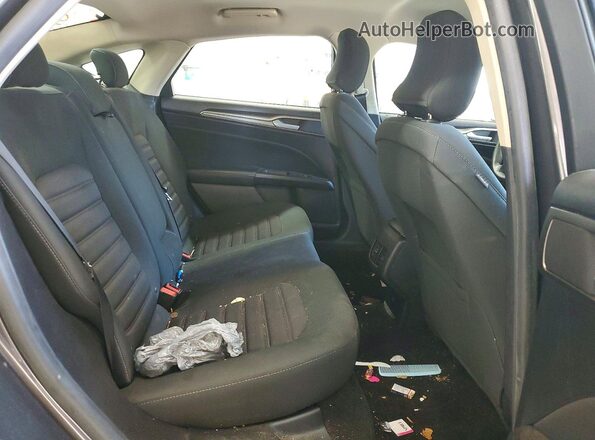 3FA6P0HD8JR183586 2018 FORD FUSION Gray Vista de los asientos traseros