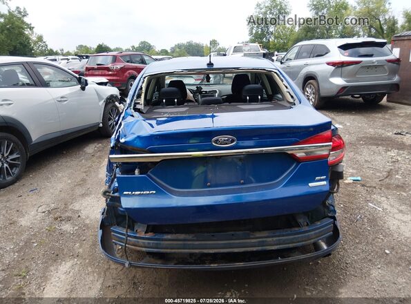 3FA6P0HD8JR193325 2018 FORD FUSION Blue 