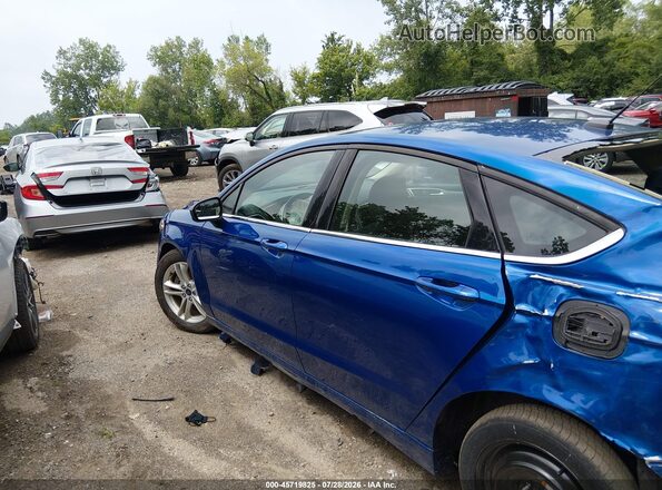 3FA6P0HD8JR193325 2018 FORD FUSION Blue 360 interior view
