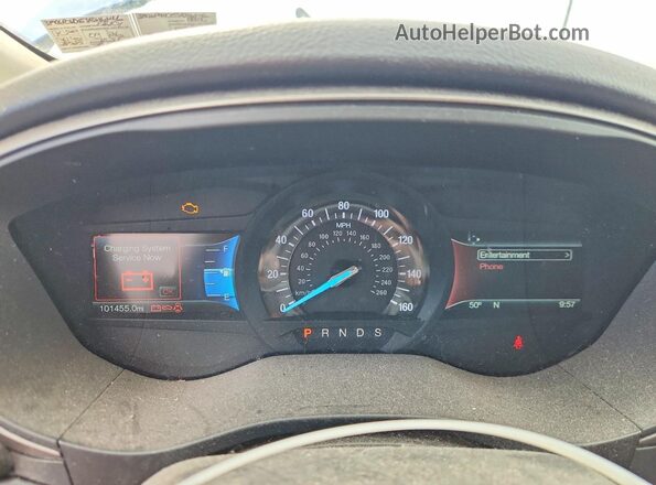3FA6P0HD8JR216246 2018 FORD FUSION Синий Вид щитка приборов
