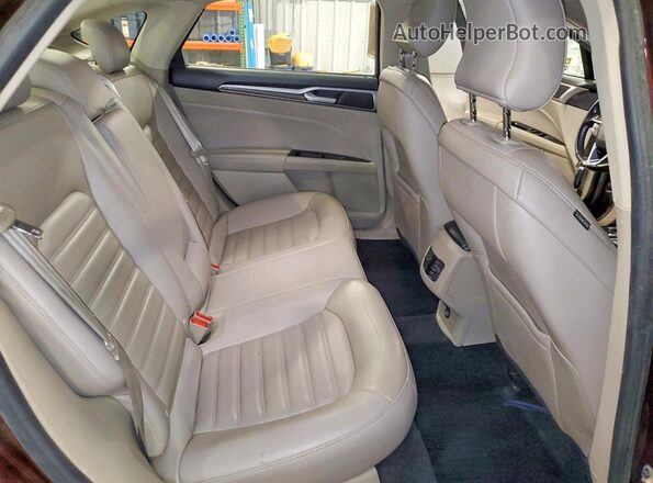 3FA6P0HD8JR218367 2018 FORD FUSION Maroon უკანა სავარძლების ხედი