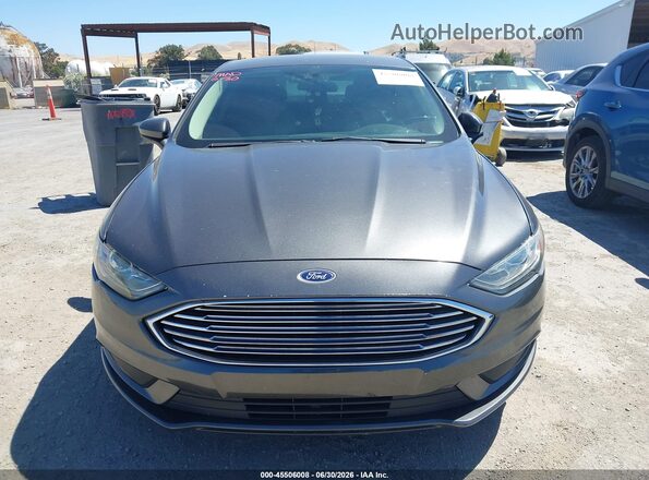 3FA6P0HD8JR241387 2018 FORD FUSION Gray Rear interior view