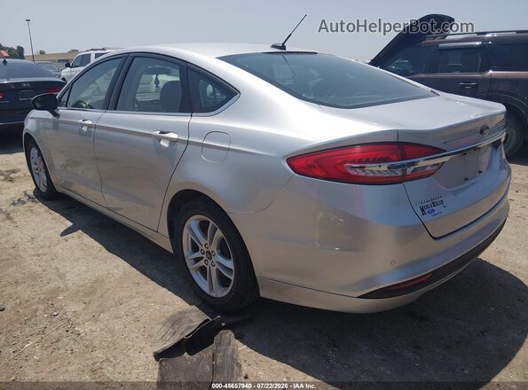 3FA6P0HD8JR260389 2018 FORD FUSION Silver Задня ліва чверть