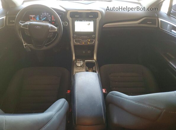 3FA6P0HD8JR285521 2018 FORD FUSION Black წინა პანელის ხედი
