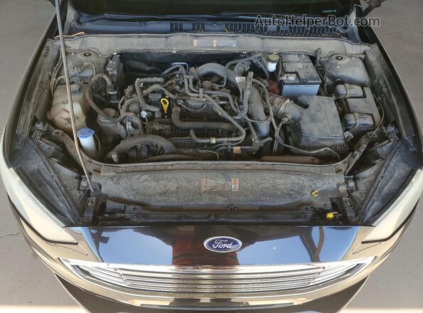 3FA6P0HD8JR285521 2018 FORD FUSION Black უკანა სალონის ხედი