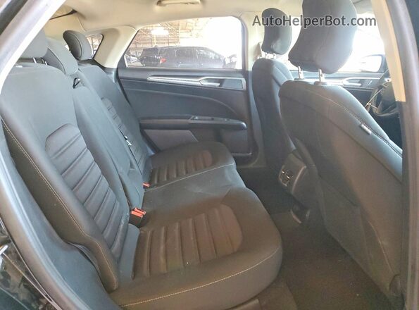 3FA6P0HD8JR285521 2018 FORD FUSION Black უკანა სავარძლების ხედი