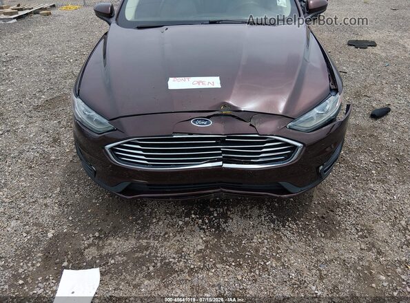 3FA6P0HD8KR111949 2019 FORD FUSION Brown Vista trasera