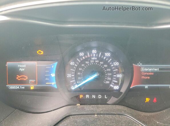 3FA6P0HD8LR107045 2020 FORD FUSION White Սարքավորումների վահանակի տեսք