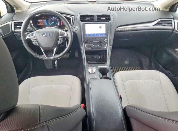 3FA6P0HD8LR107045 2020 FORD FUSION White Առջևի վահանակի տեսք