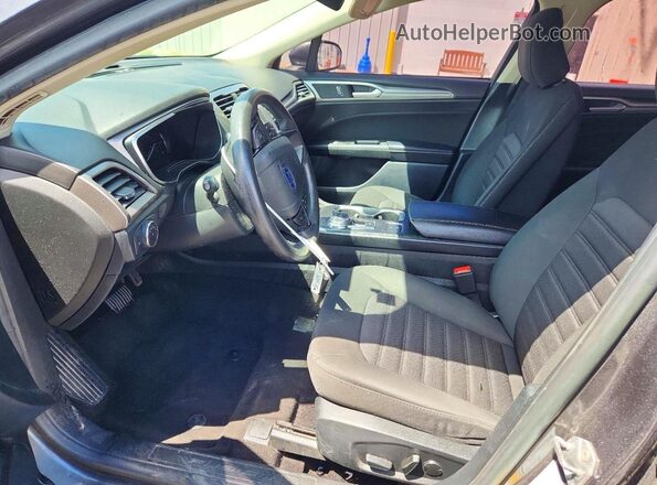 3FA6P0HD8LR123259 2020 FORD FUSION Gray წინა სალონის ხედი