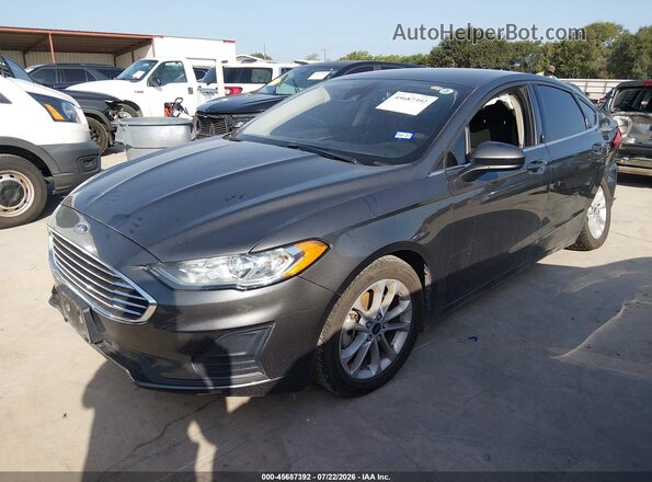 3FA6P0HD8LR147755 2020 FORD FUSION Gray Przód lewy
