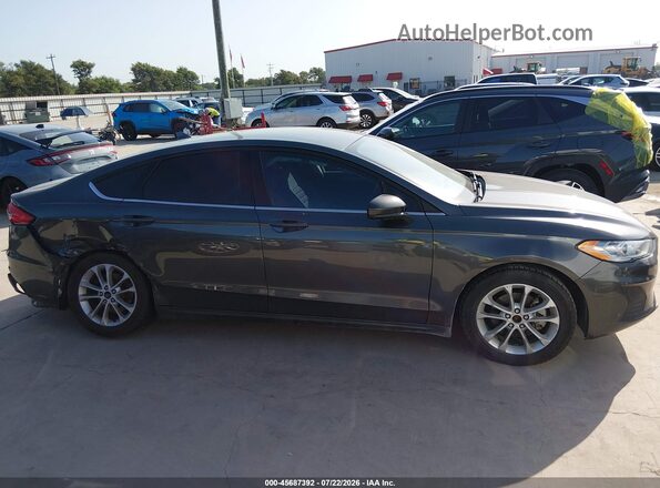 3FA6P0HD8LR147755 2020 FORD FUSION Gray Widok wnętrza z tyłu