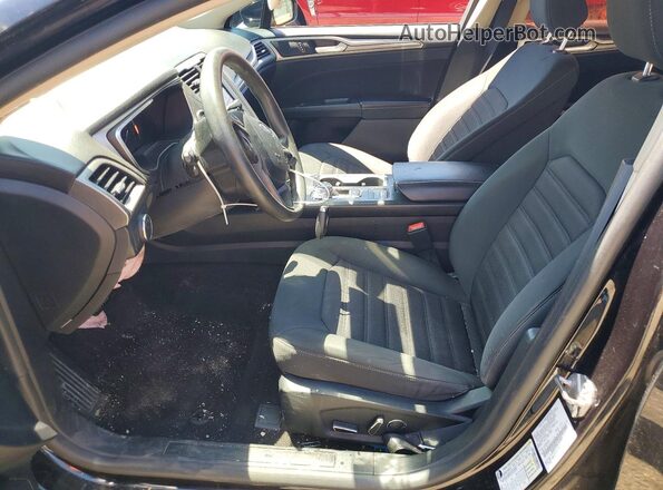 3FA6P0HD8LR147822 2020 FORD FUSION Black Вид салону спереду