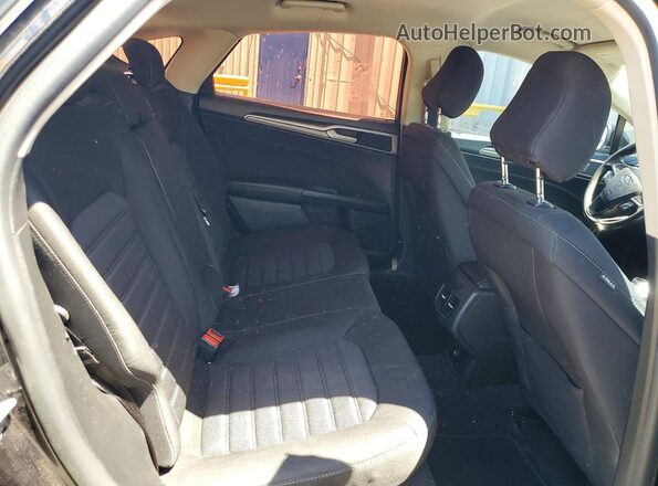 3FA6P0HD8LR147822 2020 FORD FUSION Black Вид задніх сидінь