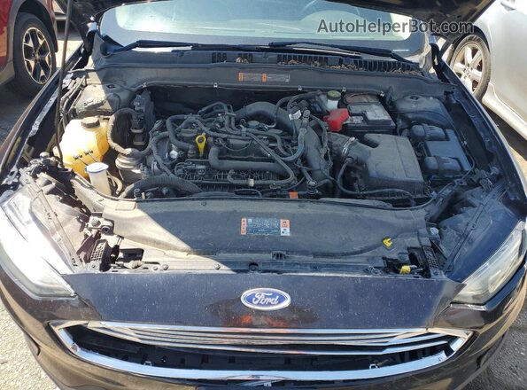 3FA6P0HD8LR147822 2020 FORD FUSION Black Вид задньої частини салону