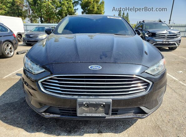 3FA6P0HD8LR149201 2020 FORD FUSION Black Front view