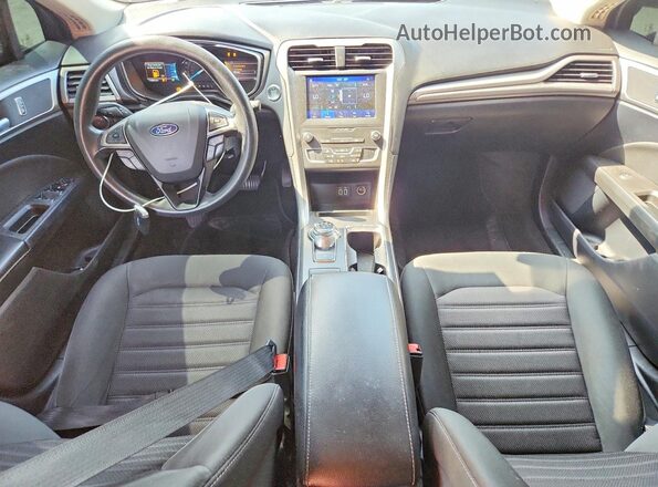 3FA6P0HD8LR149201 2020 FORD FUSION Black Dashboard view