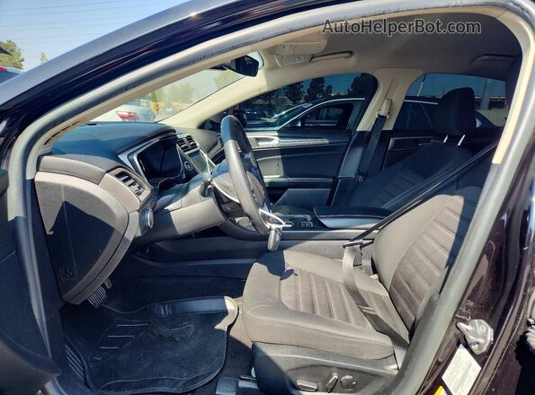 3FA6P0HD8LR149201 2020 FORD FUSION Black Front interior view