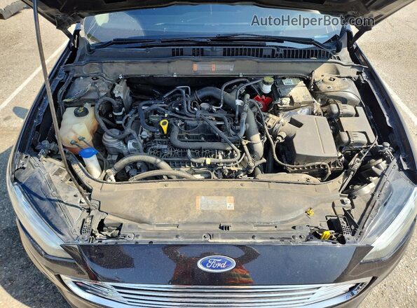 3FA6P0HD8LR149201 2020 FORD FUSION Black Rear interior view