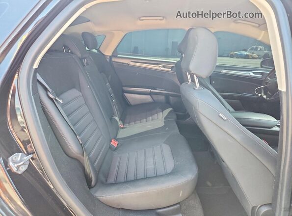 3FA6P0HD8LR149201 2020 FORD FUSION Black Rear seats view