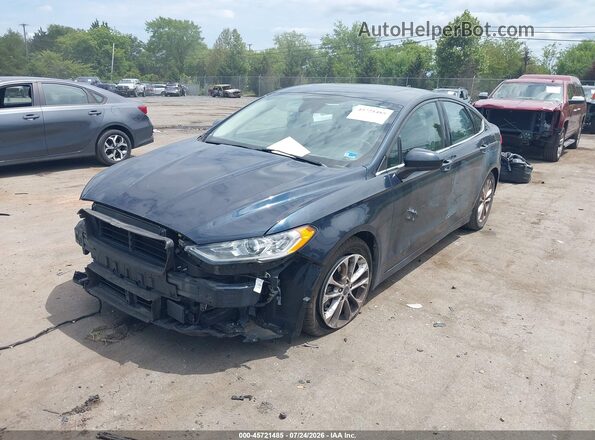 3FA6P0HD8LR161834 2020 FORD FUSION Blue წინა მარცხენა ხედი სამი მეოთხედიდან
